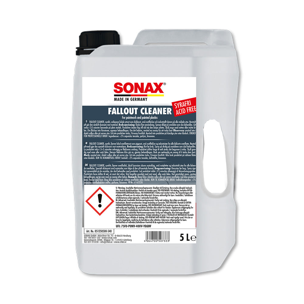 SONAX FALLOUT CLEANER – ACID FREE, 5L