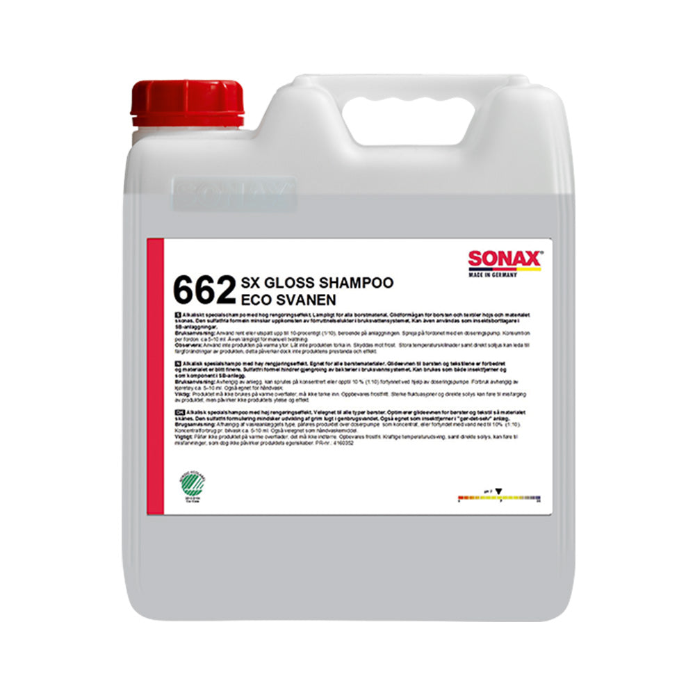 SONAX SX GLOSS SHAMPOO, 10L